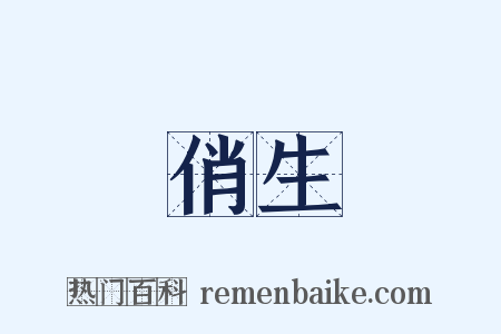 俏生是什么意思的图片